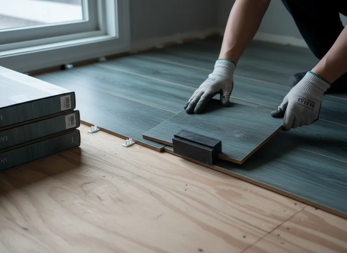 Luxury Vinyl Plank Installation company in New Munich, MN